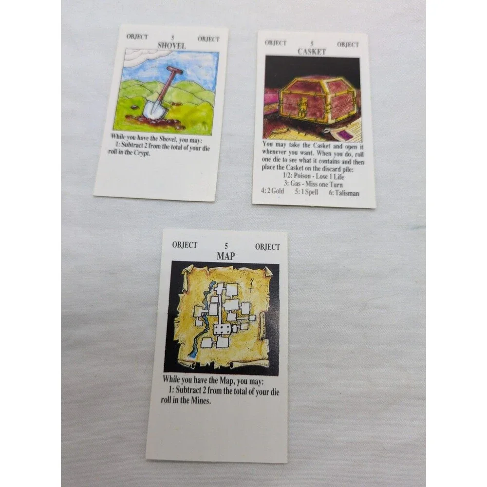 Complete Set Of Small Cards Talisman Expansion Set 1986